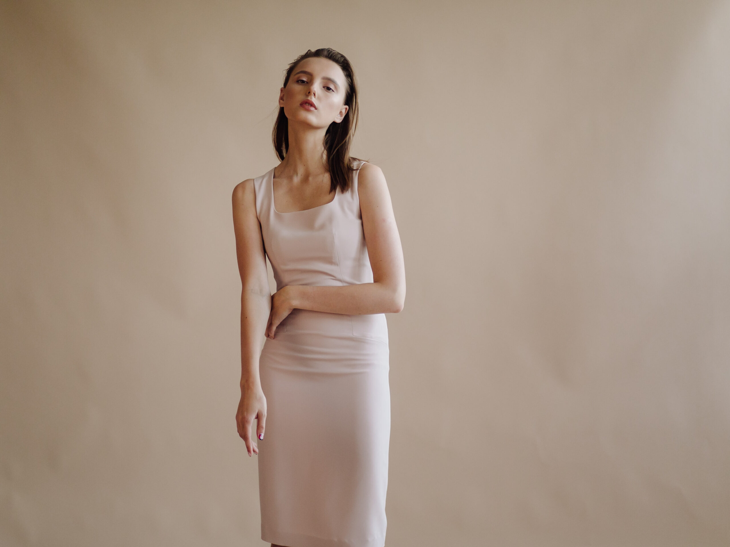 chic blush strapless flare dress chic blush strapless flare dress